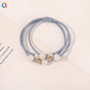 Pearl Beaded Braided Handmade Hair Rope Hair Ring Hair Accessories