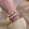 Pearl Beaded Geometric Fashion Women's Adjustable Bracelet