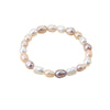 Pearl Bracelet Freshwater Pearl Rice Bead Elastic Minimalist Women's