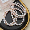 Pearl Bracelet Freshwater Pearl Rice Bead Elastic Minimalist Women's
