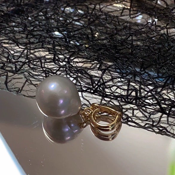 Pearl Bracelet Necklace Pendant Baroque Alien Shape Copper Plated With 14K Gold Genderless Style