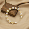 Pearl Bracelet Retro Geometric Style Electroplating Design