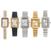 Pearl Bracelet Women's Mechanical And Quartz Watch Alloy Strap Metal Case Rectangle Dial Luxury Wristwatch