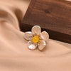 Pearl Brooch Sea Bamboo Tassel Flower Retro Style Fruit Shape Electroplated