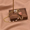 Pearl Brooch Sea Bamboo Tassel Flower Retro Style Fruit Shape Electroplated