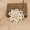 Pearl Brooch Sea Bamboo Tassel Flower Retro Style Fruit Shape Electroplated
