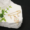 Pearl Brooch Women Original Light Luxury Electroplated Fashion Pin Accessories