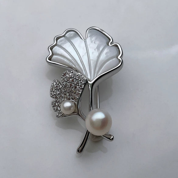 Pearl Brooch Women's Light Luxury Minimalist Accessories
