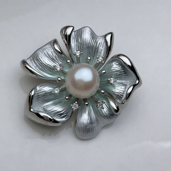 Pearl Brooch Women's Light Luxury Minimalist Accessories