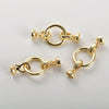 Pearl Buckle Beaded Bracelet Necklace Accessories Copper Electroplated