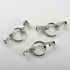 Pearl Buckle Beaded Bracelet Necklace Accessories Copper Electroplated