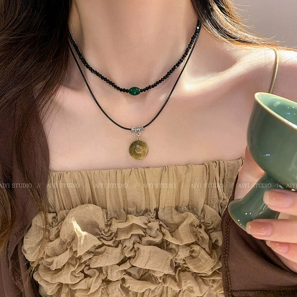 Pearl Butterfly Alloy And Copper Necklace For Women Electroplated With Bow Tie Insect And Star Shape Patterns
