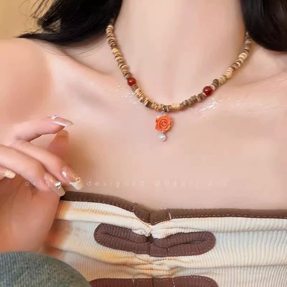 Pearl Butterfly Alloy And Copper Necklace For Women Electroplated With Bow Tie Insect And Star Shape Patterns