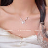 Pearl Butterfly Alloy And Copper Necklace For Women Electroplated With Bow Tie Insect And Star Shape Patterns