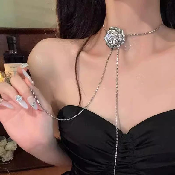 Pearl Butterfly Alloy And Copper Necklace For Women Electroplated With Bow Tie Insect And Star Shape Patterns