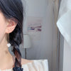 Pearl Cat Claw Women's Earrings Natural And Breeding Freshwater Pearls Nearly Round Shape Cartoon Style