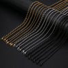 Pearl Chain Stainless Steel Geometric Minimalist Electroplating Pendant Chain