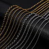 Pearl Chain Stainless Steel Geometric Minimalist Electroplating Pendant Chain