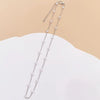Pearl Clavicle Chain Necklace Retro Simple Geometric Style