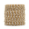 Pearl Clip Bead Chain Stainless Steel Handmade Jewelry Accessories With Vacuum Plated And Electroplated Treatment