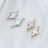 Pearl Cross Copper Gold Plated Small Accessories For Diy