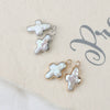 Pearl Cross Copper Gold Plated Small Accessories For Diy