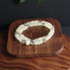 Pearl Double Circle Handmade Bracelet Gentle Elegant Retro Style Unisex