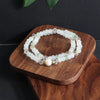 Pearl Double Circle Handmade Bracelet Gentle Elegant Retro Style Unisex