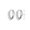 Pearl Ear Buckle Earrings Ecofriendly Brass Letters Numbers Text Pattern Electroplating Real Gold Plating Niche Style Women's