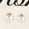 Pearl Earplugs And Brooch Accessories Metal Electroplating