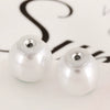 Pearl Earplugs And Brooch Accessories Metal Electroplating