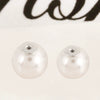 Pearl Earplugs And Brooch Accessories Metal Electroplating