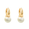 Pearl Earrings Copper Geometric Classic Retro Fashion For Women