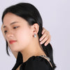 Pearl Earrings Copper Material Niche Style Electroplating Jewelry