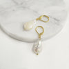 Pearl Earrings Elegant Natural Baroque Style For Women