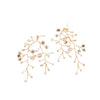 Pearl Earrings Geometric Style Electroplating Design For Women