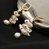 Pearl Earrings Handmade Vintage Baroque Style For Women