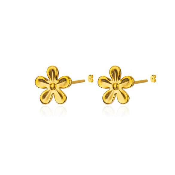 Pearl Earrings Imitation Pearl Electroplated Heart Shape Bow Tie Style For Women