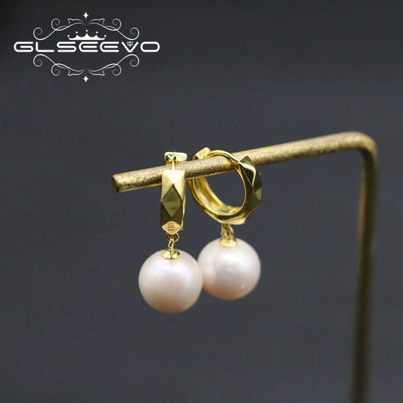 Pearl Earrings Retro Geometric Constellation Electroplating Jewelry For Women