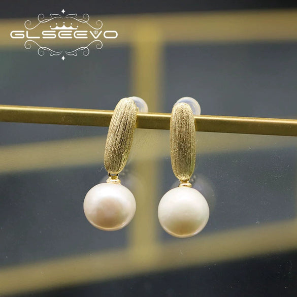 Pearl Earrings Retro Geometric Constellation Electroplating Jewelry For Women