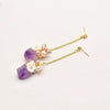 Pearl Earrings Retro Geometric Constellation Electroplating Jewelry For Women