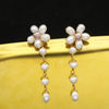 Pearl Earrings Retro Geometric Constellation Electroplating Jewelry For Women