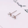 Pearl Earrings S925 Silver Needle 18K Gold Plated Copper Accessories Electroplating Diy Cross Bowl Style
