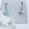Pearl Earrings 925 Sterling Silver Lucky Star Special Shape Minimalist Women's