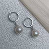 Pearl Earrings Women's Light Luxury Minimalist Special Shape Fresh Water Real Pearl