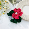 Pearl Flower Handmade Hair Ring Highend Elastic Hair Accessories