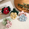 Pearl Flower Handmade Hair Ring Highend Elastic Hair Accessories
