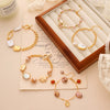 Pearl Geometric Baroque Bracelet Electroplated For Women