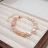 Pearl Geometric Bracelet Manual Design For Women