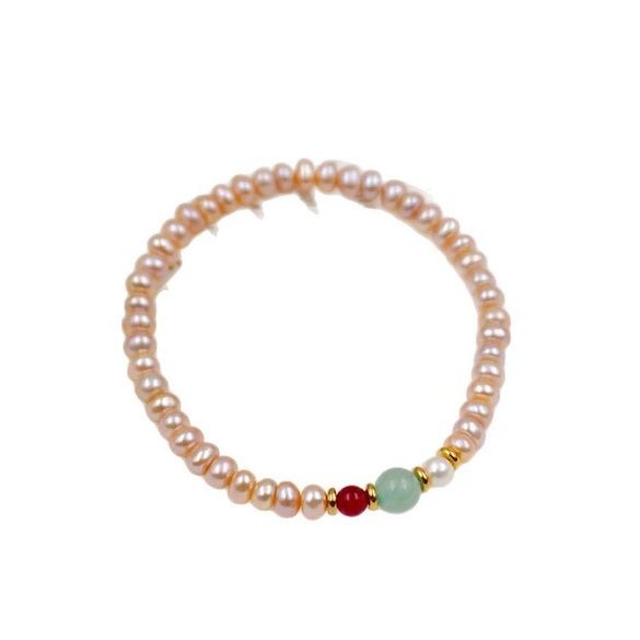 Pearl Geometric Manual Design Retro Bracelet Jewelry For Women